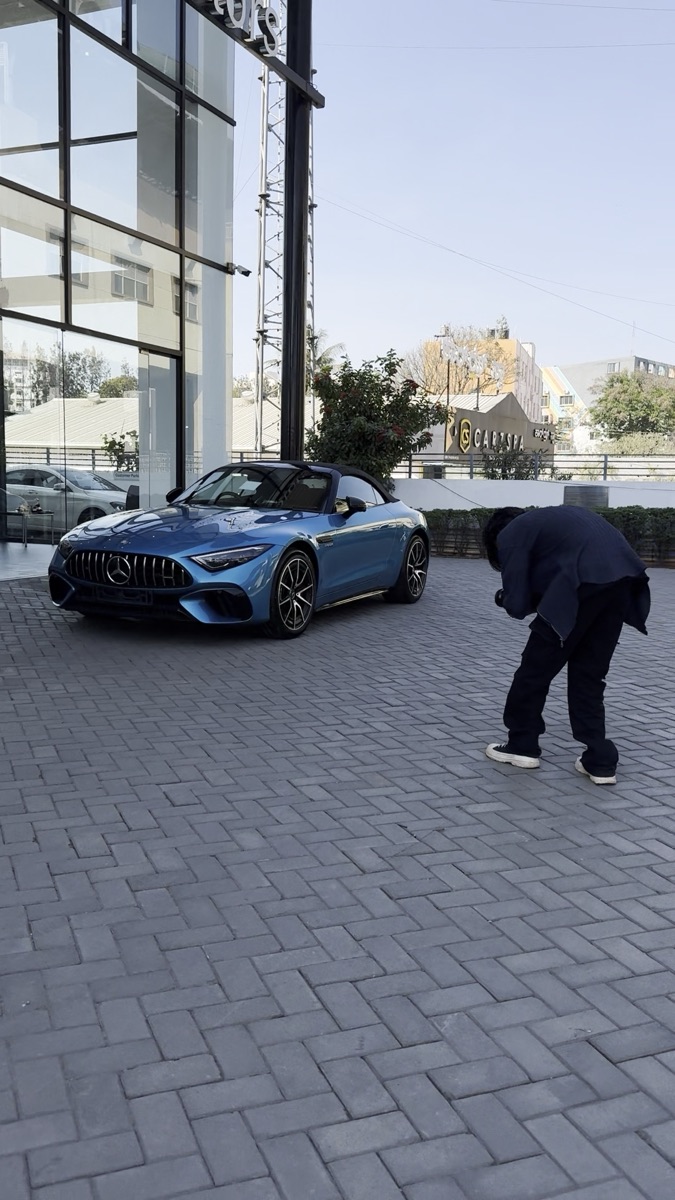 Shooting the AMG SL Roadster